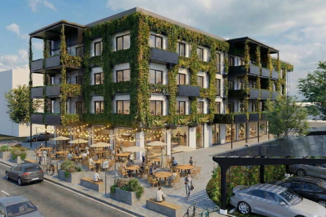 Zwei Smartphones, zwei Smartwatches und ein Tablet zeigen die Loxone App.